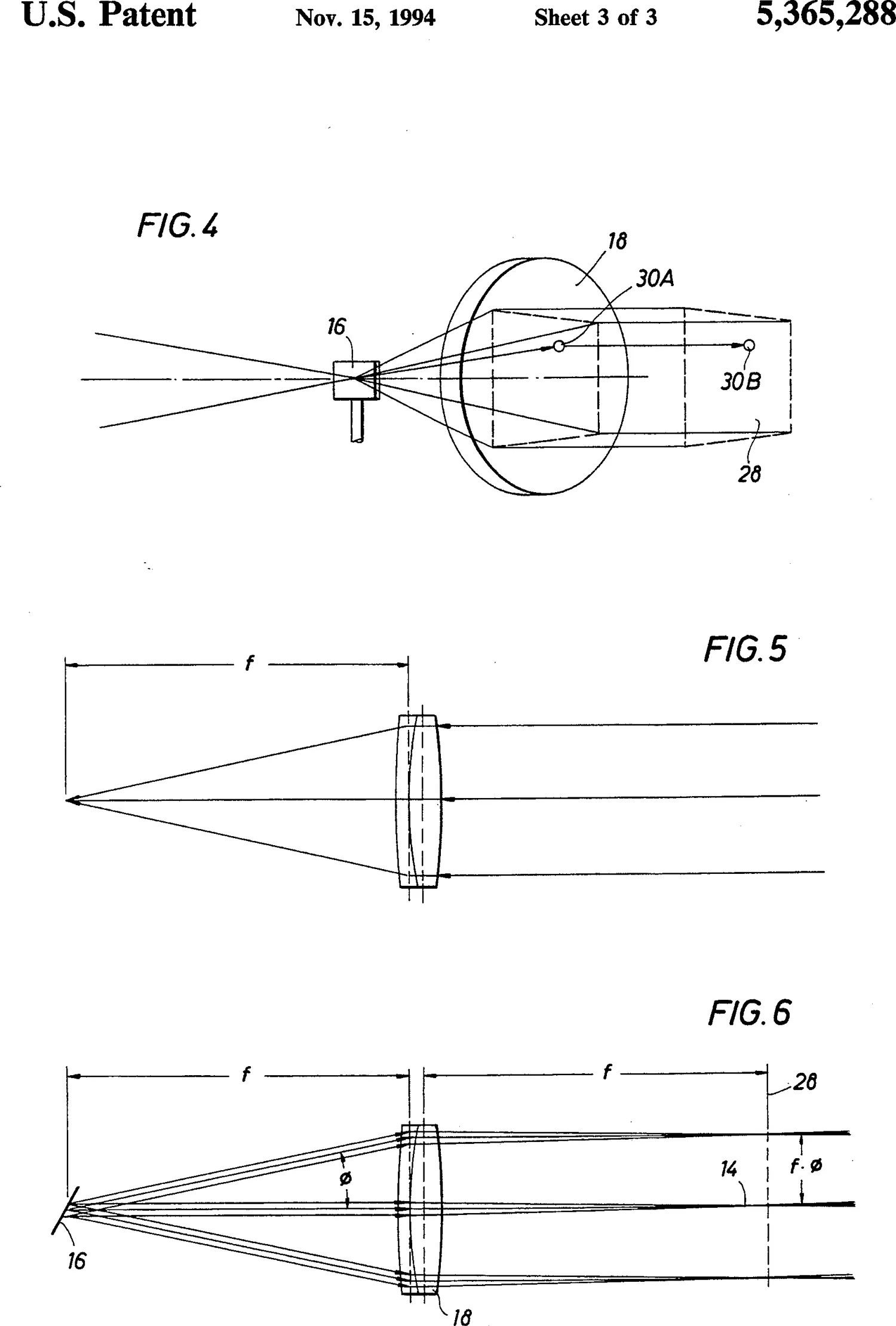 Drawing sheet 3 of 3 from U.S. Patent 5,365,288.